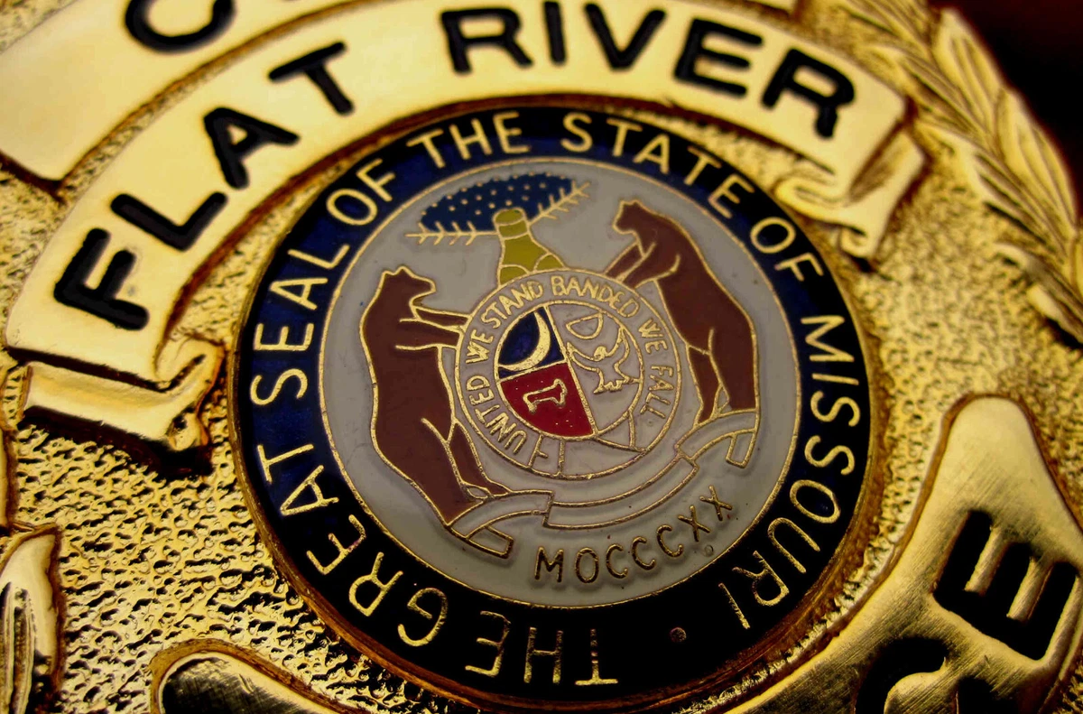 Obsolete police badge, * Chief *, Flat River Police, M i s s o u r i