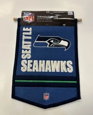 Seattle Seahawks NFL Football Winning Streak Embroidered Traditions Wool Banner
