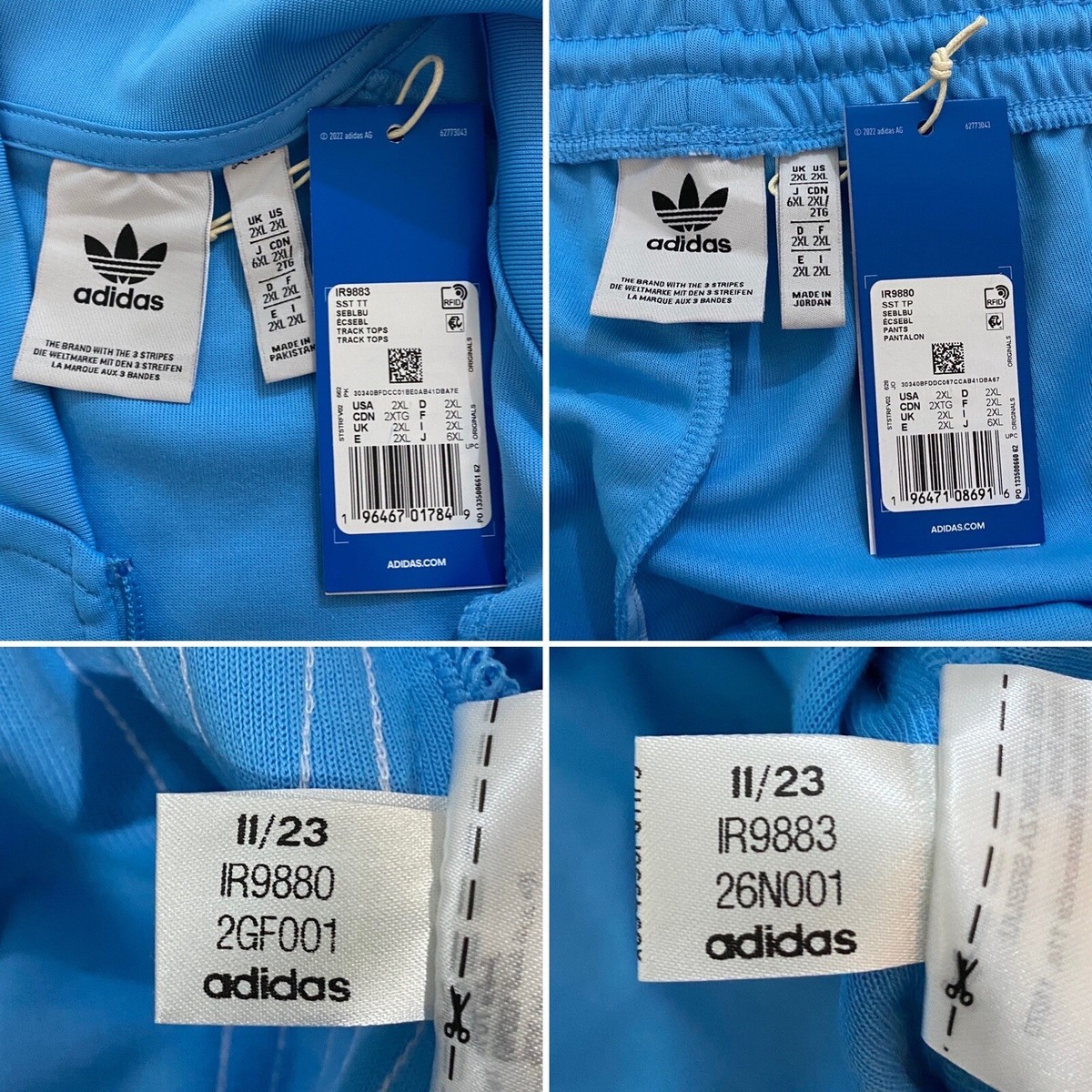 ✨完売　adidas BAHIA BLUE TRACK TOP adidas アディダス DENIM JACKET TRACK TOP BAHIA BLUE アディ
