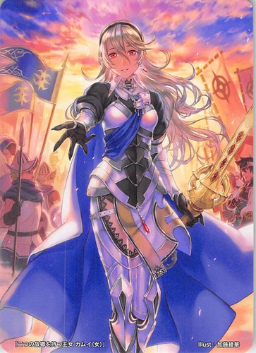 Fire Emblem 0 Cipher Marker Trading Card Corrin Female 6 Prize Fates Tcg Ebay