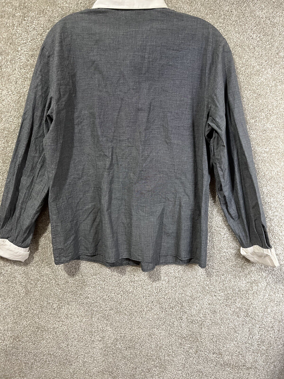 Pendleton Button Down Shirt Blouse. Gray, White T… - image 7