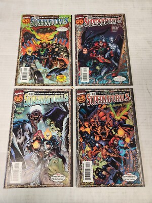 Supernaturals 1-4 Complete Set Ghost Rider Blade Werewolf By Night Marvel 1998 6