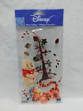 Jolees Boutique Pooh And Tigger Christmas Tree Sticker Collage