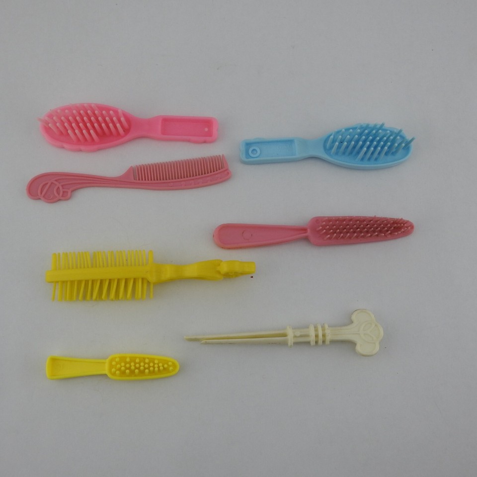 Vintage Barbie Francie Doll Comb Brush Curler Hair Pieces Lot 15pc eBay
