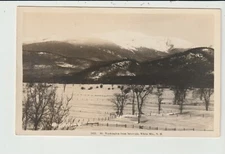 POSTCARD RPPC MT WASHINGTON FROM INTERVALE WHITE MTS. NEW HAMPSHIRE