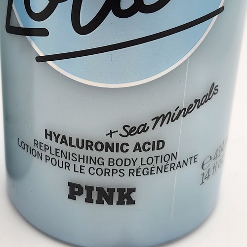 Lot OF 2 VICTORIAS’ SECRET PINK WATER LOTION HYALURONIC ACID BODYLOTION 14oz New - Picture 4 of 8