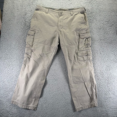 Red Head Trailhead Pant Mens 40x32 Brown Cotton Cargo Straight Utility Workwear