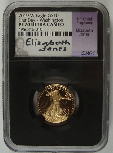 2019-W American Gold Eagle 1/4 oz Proof — photo from the most recent tracked eBay sale