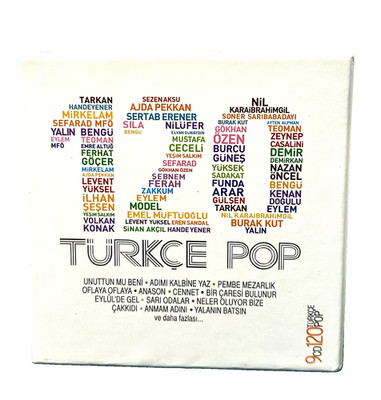 TURKCE POP 120 (9 DISC BOXED SET) Turkish pop music