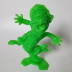 Vintage LOUIS MARX Toy Weird Figure NUTTY MADS Green RARE Dog Biting Mailman