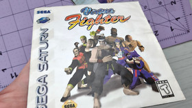 Virtua Fighter 1 - Sega Saturn - Complete in Box - Manual Ripped