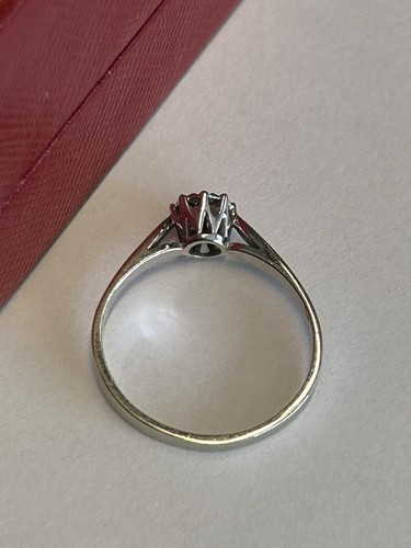 h samuel white gold diamond ring Size N 1.86 Grams Fully Hallmarked Boxed Lot 15 - Picture 9 of 14