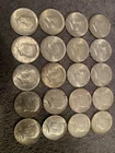 1964 Kennedy Half Dollar Silver Coins Lot of 20 Circulated 90% Silver