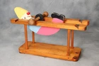 Rare Antique Vintage Folk Art Wooden Somersaulting Clown Pendulum Balancing Toy