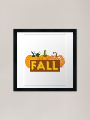 Fall is Great Framed Art Print Framed Wall Art Poster Canvas Print Picture