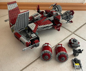 Lego Jedi Defender Class Cruiser 75025 Star Wars Old Republic 100% Complete Set