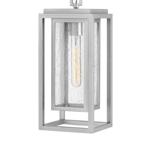 Hinkley Republic 16 3/4" High Satin Nickel Outdoor Hanging Light - Picture 6 of 10