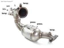 Ragazzon SportKat + Partikelfilter-Rohr Audi A7 4G 3.0 TDI + Quattro 160+200kW