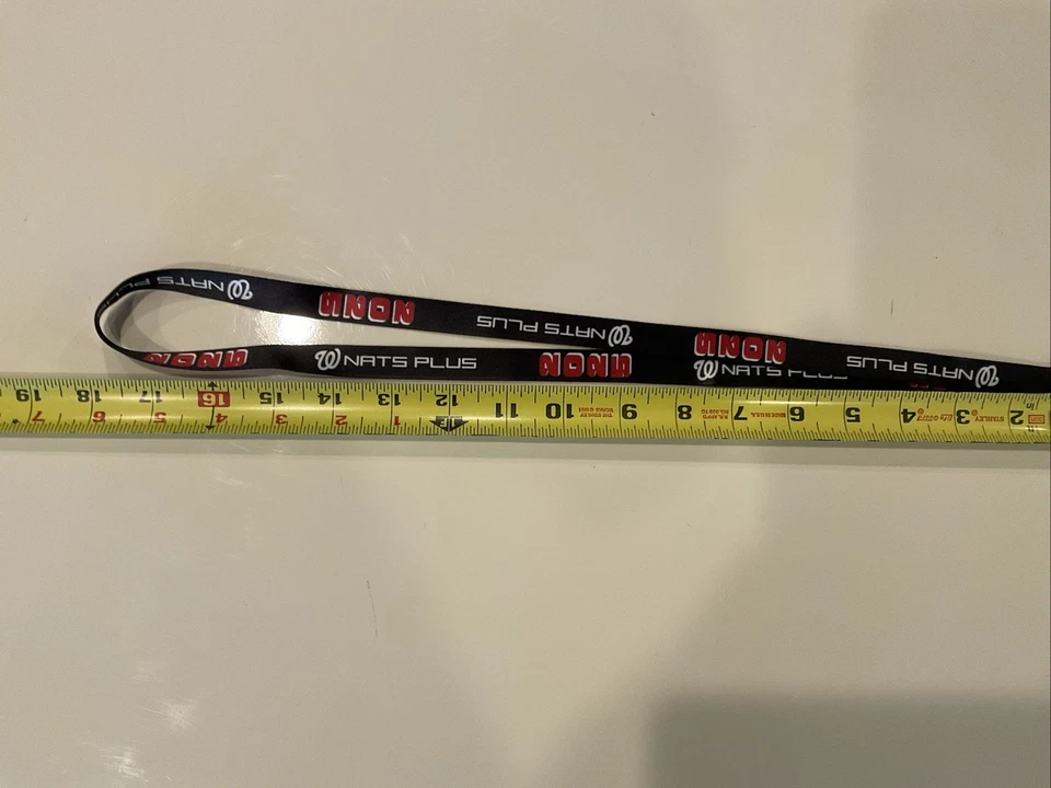 Washington Nationals 2025 Lanyard Keychain Double Sided 18” Button Clip Safety.. - Image 4 of 4