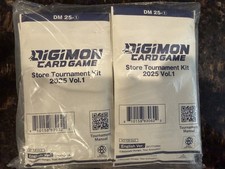 x8 Digimon Card Store Tournament Kit 2025 Vol. 1 English Sealed FREE SHIPPING