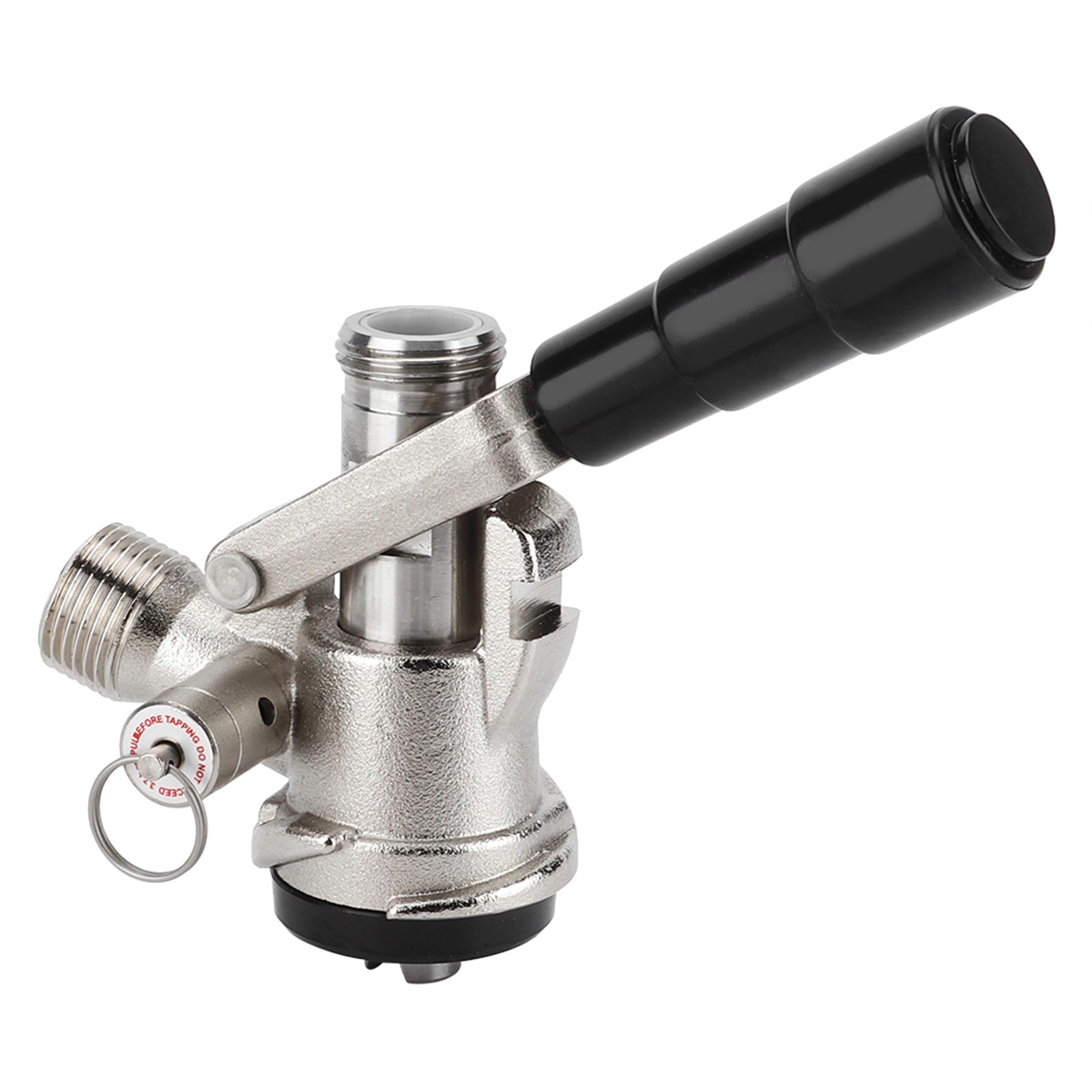 Keg Coupler S Type Draft Beer Dispenser With Safety Pressure Relief Valve Ho LW
