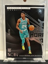 2023-24 Panini Noir - Rookies Icon Edition Brandon Miller #173 /99 (RC)