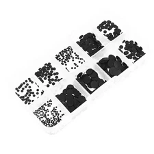 500pcs/Box 1.5-8mm Different Sizes Conductive Rubber Pads Keypad Repair Kit6793