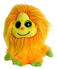 Ty Beanie Boo Tang Frizzy Furry Plush 9" Shake it up Hair 2013 Orange Green