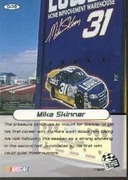 2001 Press Pass Stealth Holofoils #39 Mike Skinner - RAC - Image 2 of 2