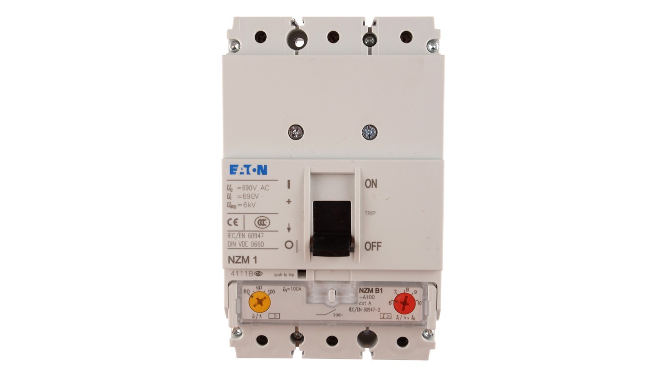 Circuit Breaker 3P 100A 25kA NZMB1-A100 LZM, NZM, LN, N 259079