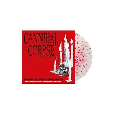 CANNIBAL CORPSE - HAMMER SMASHED FACE CLEAR W/ RED SPLATTER VINYL  - G11501z