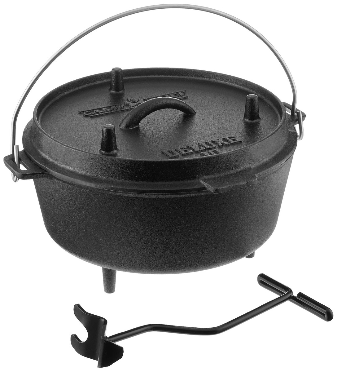 Camp Chef Deluxe 10in Dutch Oven 10 Inches 2day Delivery for sale