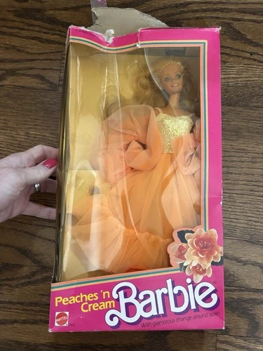 Mattel Peaches 'N Cream Barbie Doll 1984 Original Box Accessories Gift Set