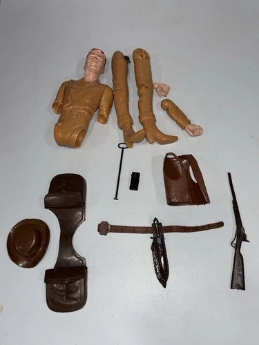 Vintage Louis Marx Johnny West Action Figure Replacement Parts and Accessories