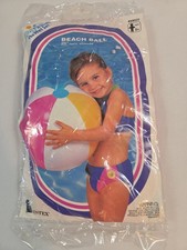 Vintage 1994 Intex Beach Ball 20 New Sealed The Wet Set Inflatable Pool Toy NOS