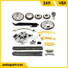 Engine Timing Chain Kit Fits 10-15 GMC Terrain 11-12 Chevrolet Malibu 2.4L L4