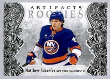 Matthew Schaefer 2025-26 UD Artifacts Emerald's Glow Horizontal Rookie /25