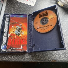 Soviet Strike - Sega Saturn Supplied In Original Case With Manual 