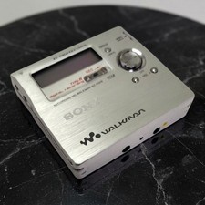 Vintage Used Condition Playback OK Item SONY MD Walkman MZ R909 S with 3V AA Ba