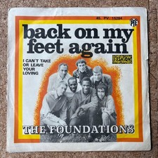 The Foundations Back on My Feet Again 7" Vinyl Soul 60s Used France Original