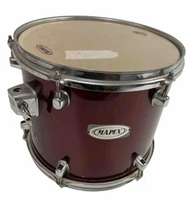 Mapex 13" x 11" Tom Drum with Wine Red Burgundy Wrap