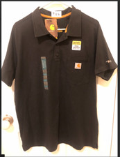 Men's Carhartt Black Short Sleeve Relaxed Fit Shirt Size L