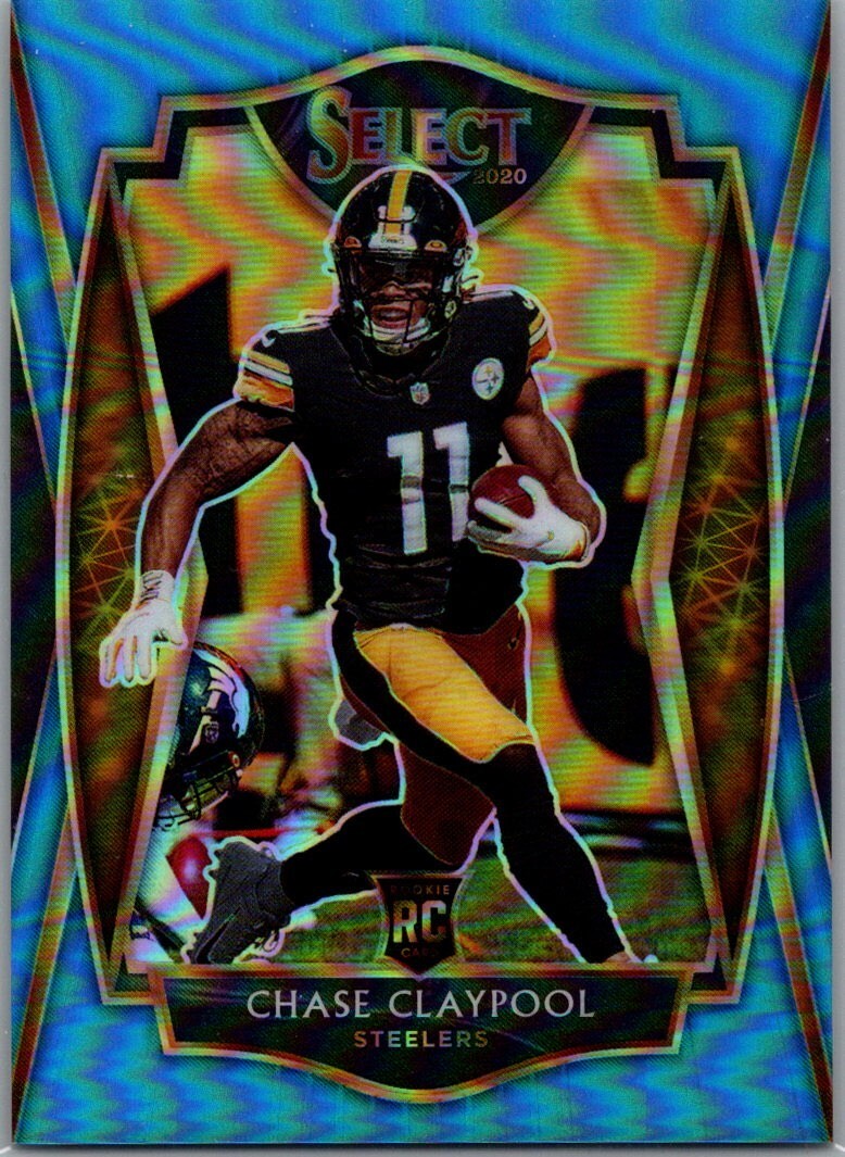 2020 Panini Select Premier Level /99 Chase Claypool #170 Light Blue Prizm (RC)