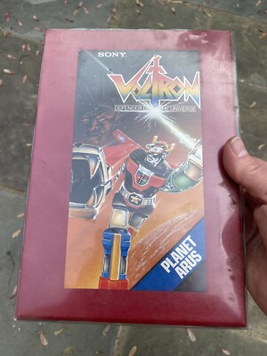 Voltron Defender of the Universe Planet Arus Sony VHS Tape Vintage 1984