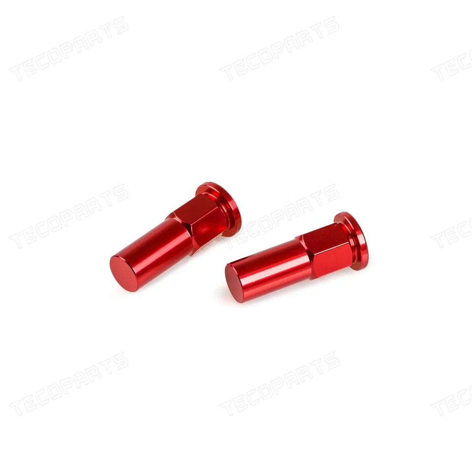Red CNC Rim Lock Nuts Spacer Kit For Yamaha YZ125 YZ250 YZ250F YZ450F WR250/450 Foto 4 de 4