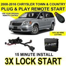 Js Alarms Plug Play Remote Start For 2008-2019 Chrysler Town Country Ch4 Js Alarms Plug Play Remote Start For 2008-2019 Chrysler Town Country Ch4