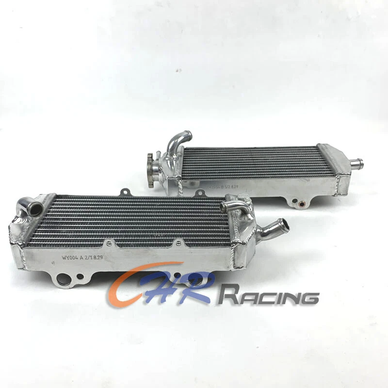 Radiador y manguera de aluminio para KTM 400 450 525 SX/MXC/EXC 2003 2004 2005 2006 2007 Foto 2 de 4