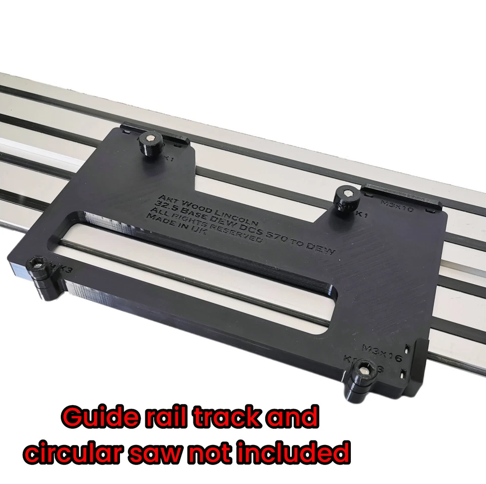 Dewalt DCS570 DWE575 DCS575 DCS578 DCS573 base Circular Saw guide rail track - Image 3 of 4