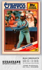 1988 Topps Revco League Leaders 5 Tim Raines   Montreal Expos  Baseball Card