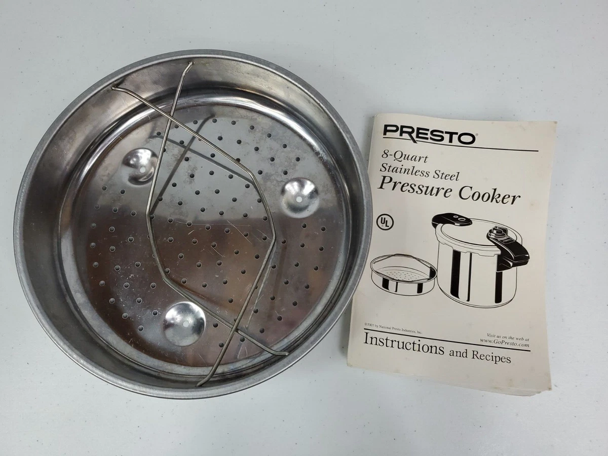 Presto 01370 8-Quart Stainless Steel Pressure Cooker